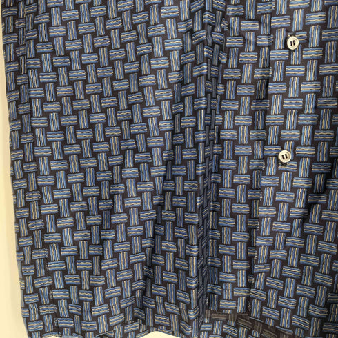 ジムトンプソン JIM THOMPSON 総柄 シルクシャツ メンズ import:M